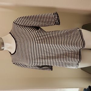 💯 percent cotton NWT Christopher and Banks almost reversible tunic